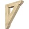 Ekena Millwork Traditional Slat Rough Sawn Bracket, Douglas Fir, 6"W x 34"D x 40"H BKT06X34X40TRA06RDF - alternate 1
